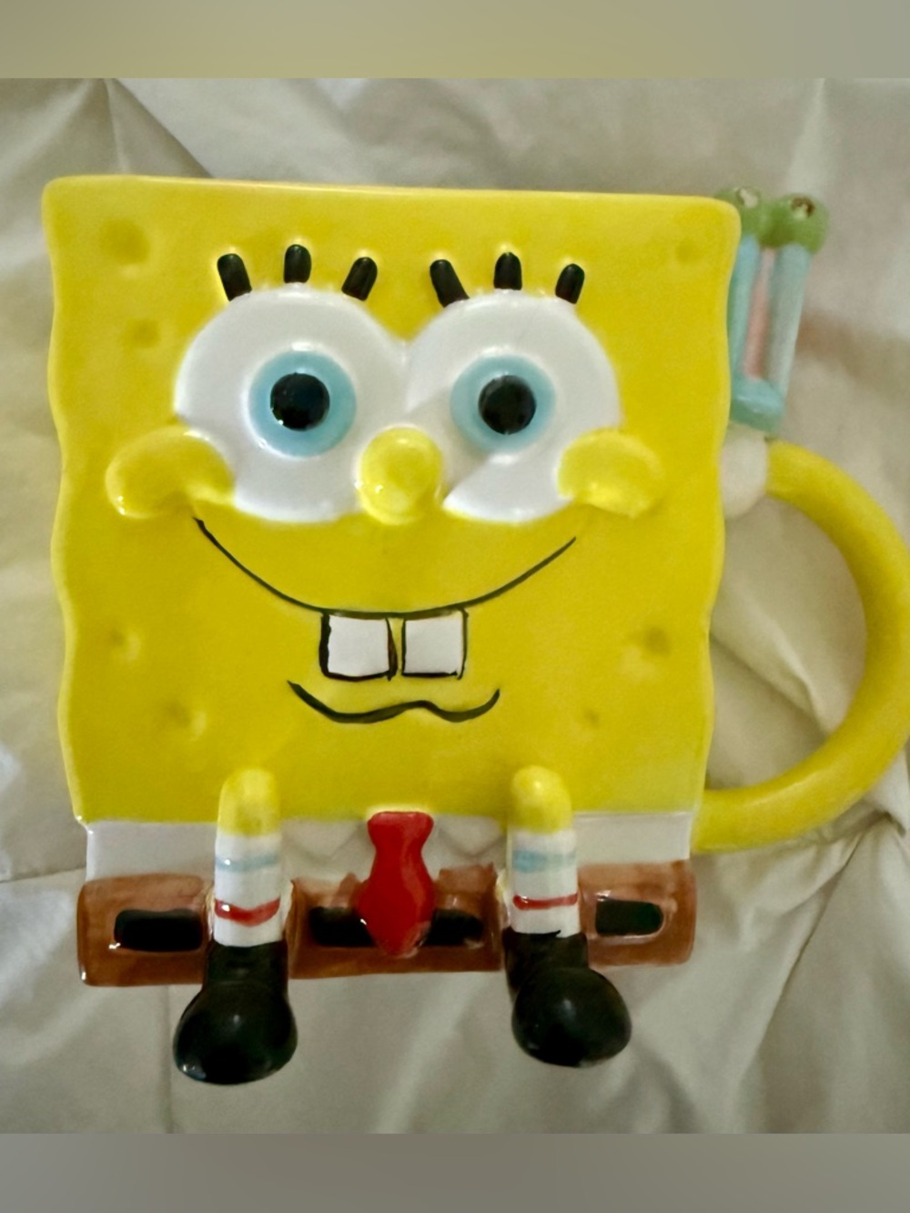 Nickelodeon SpongeBob Character Ceramic Mug - Yellow, Blue, Black